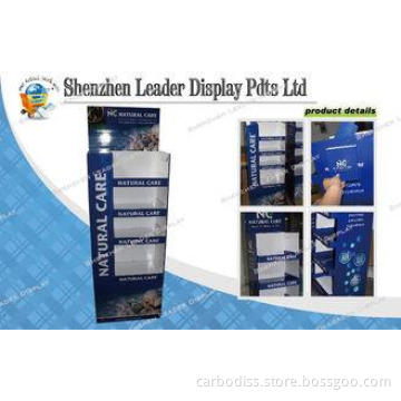 Light Weight Cosmetic Corrugated Cardboard Display Stands ,